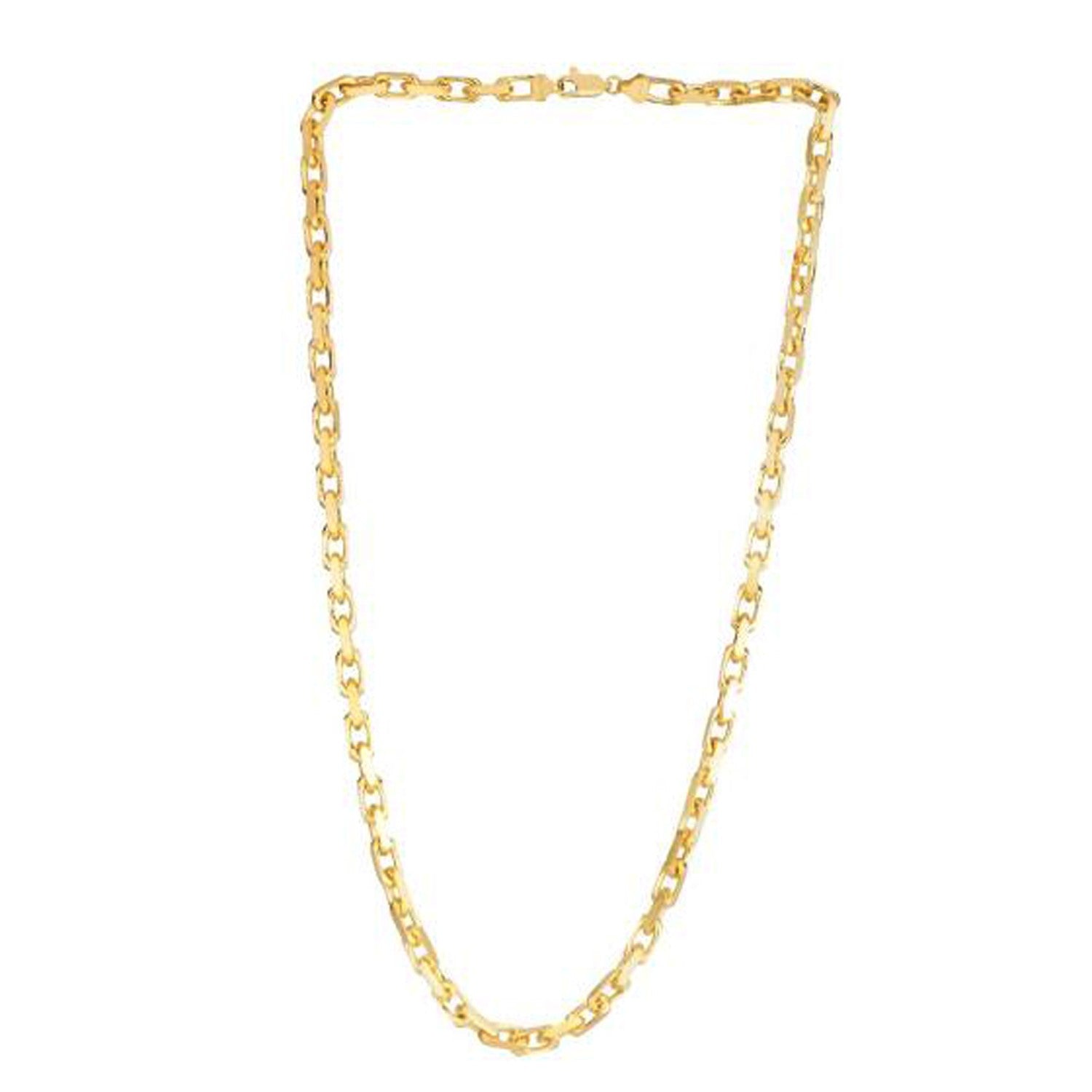 14k Yellow Gold French Cable Link Chain (4.80 mm) by Bids.com