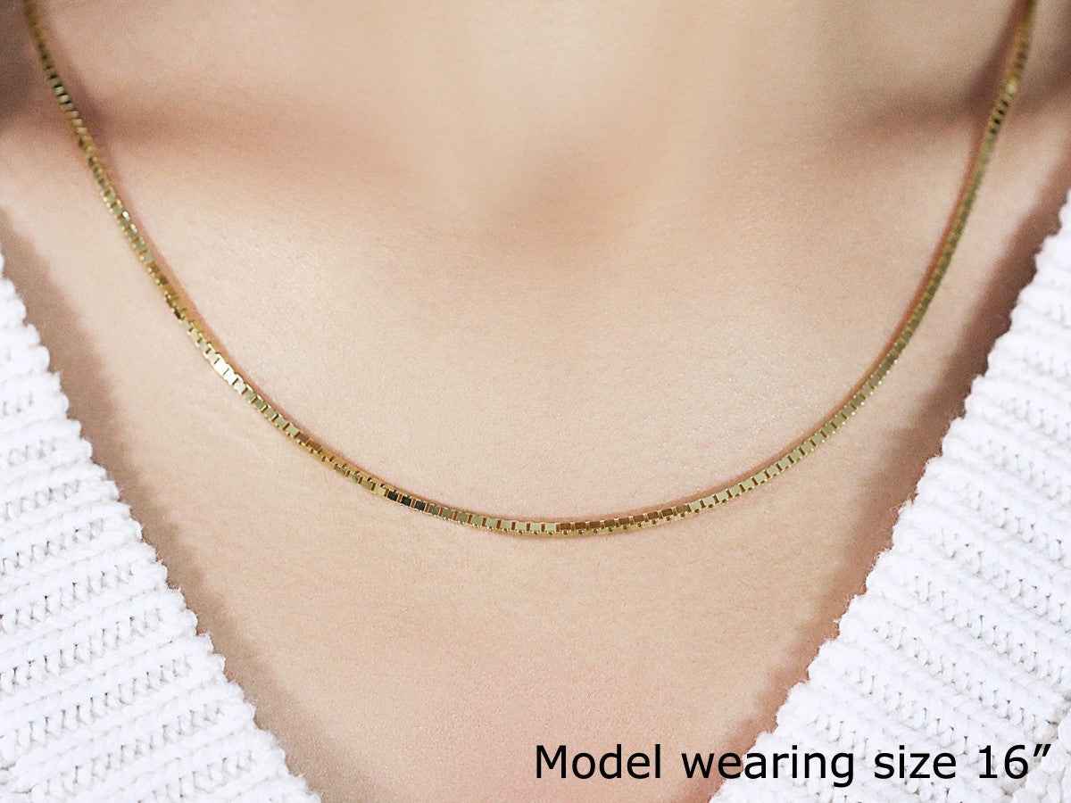 14K Yellow Gold Classic Box Chain (1.70 mm)