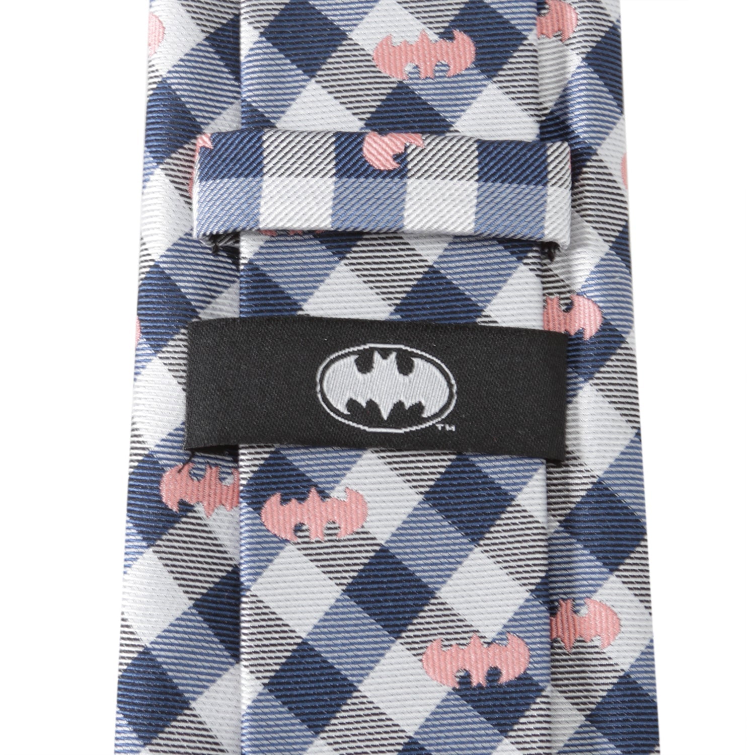 DC Batman Plaid Navy Men&