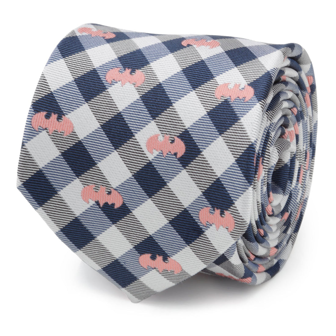 DC Batman Plaid Navy Men&