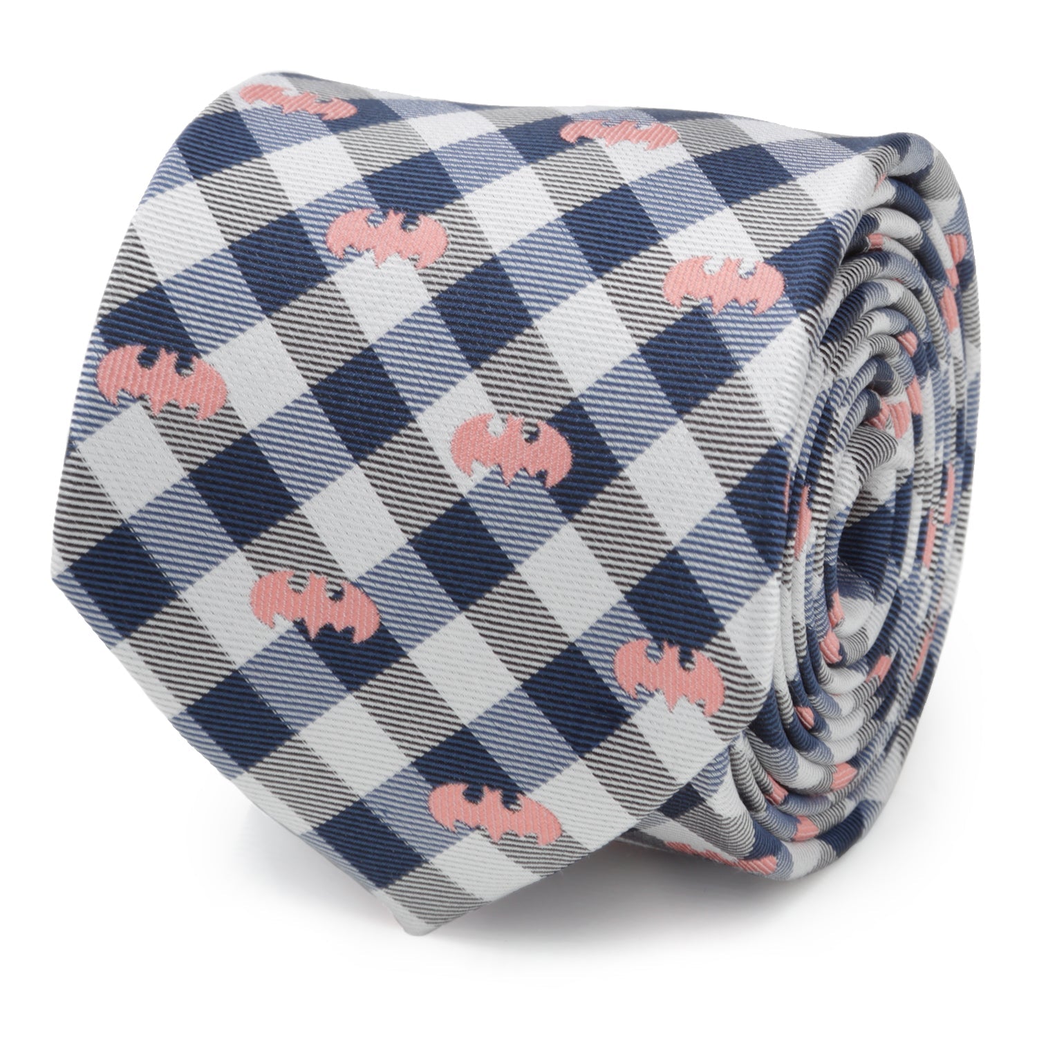 DC Batman Plaid Navy Men&
