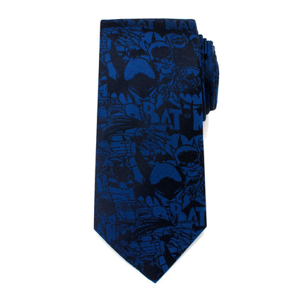DC Batman Comic Blue Tie by Cufflinks.com
