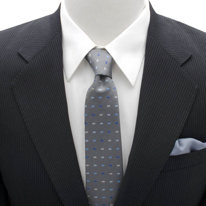 DC Batman Icon Gray Mens Tie by Cufflinks.com