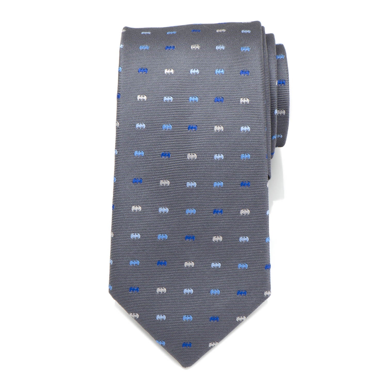 DC Batman Icon Gray Mens Tie by Cufflinks.com
