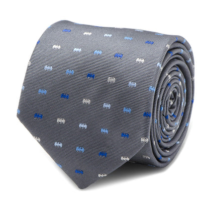 DC Batman Icon Gray Mens Tie by Cufflinks.com