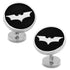 DC Batman Dark Knight Recessed Black Cufflinks by Cufflinks.com