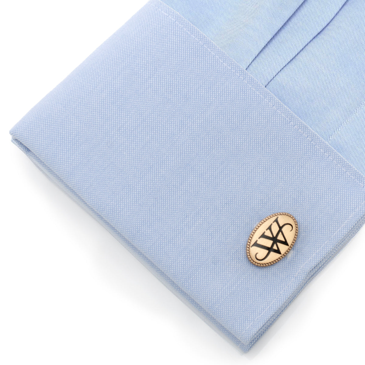DC Batman Wayne Monogram Gold Cufflinks by Cufflinks.com