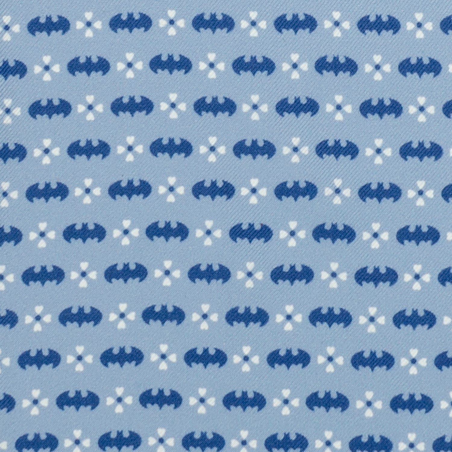 DC Batman Multi Motif Blue Pocket Square by Cufflinks.com