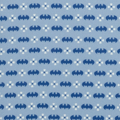 DC Batman Multi Motif Blue Pocket Square by Cufflinks.com
