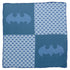 DC Batman Multi Motif Blue Pocket Square by Cufflinks.com
