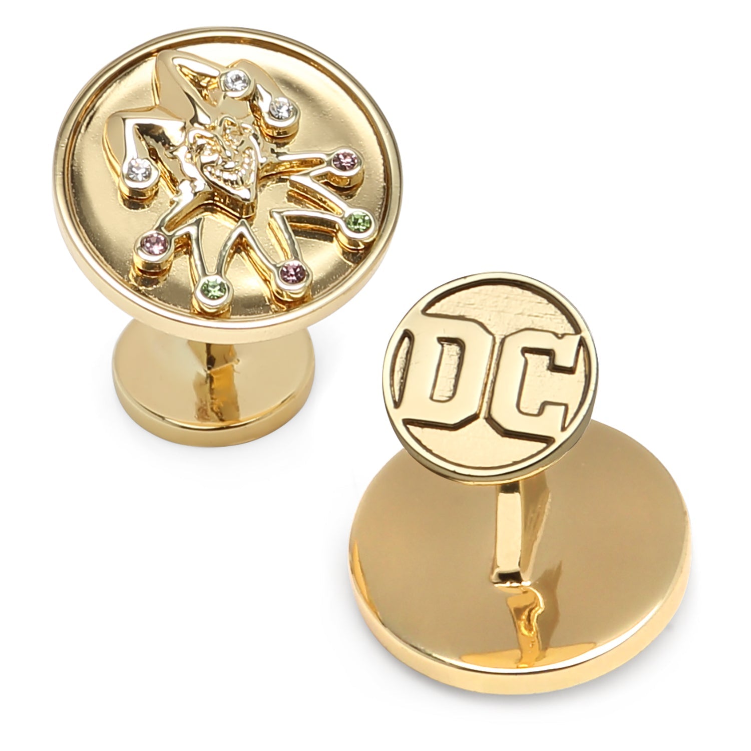 DC Joker Gold Cufflinks by Cufflinks.com