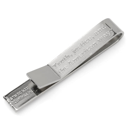 DC Superman Hidden Message Silver Tie Bar by Cufflinks.com