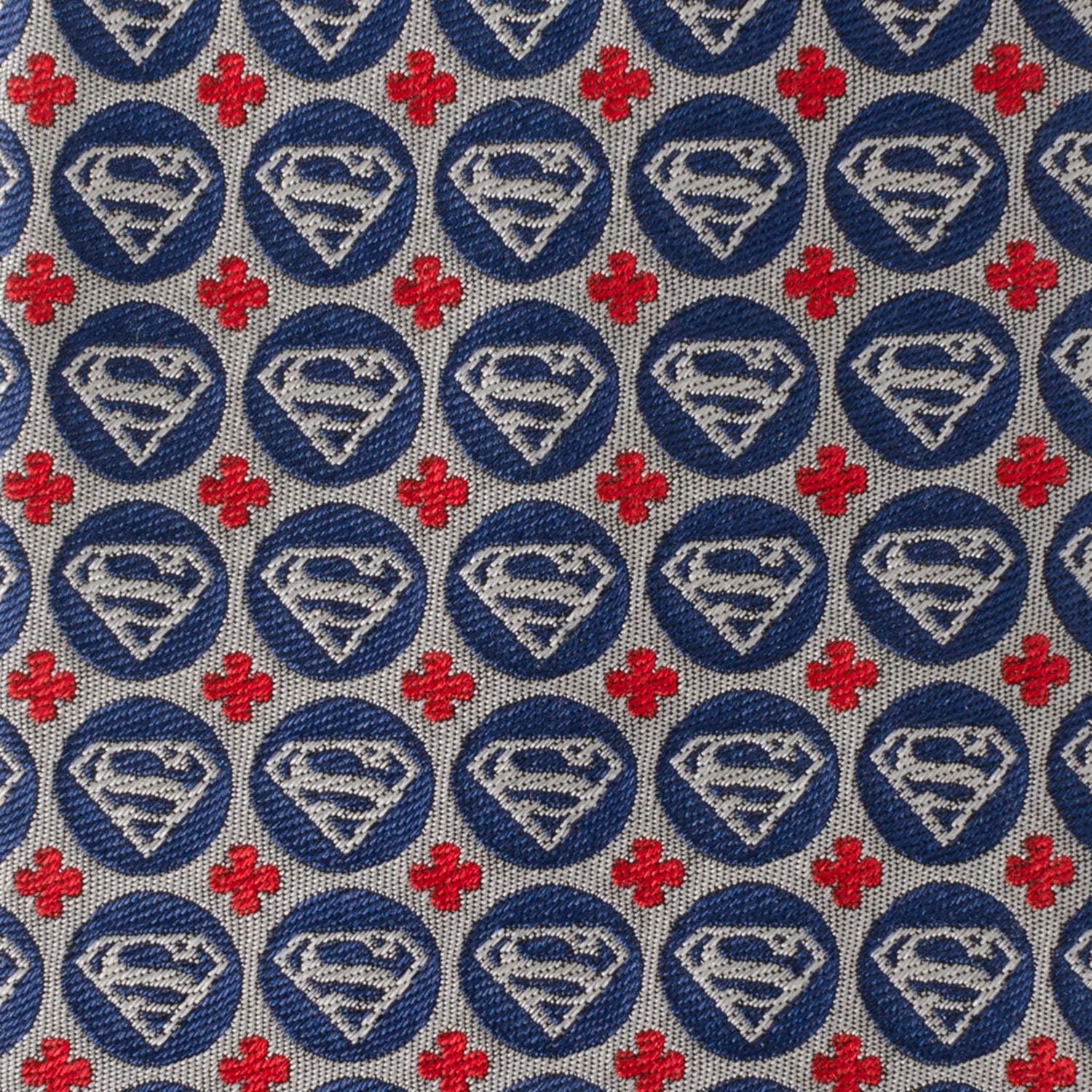DC Superman Shield Motif Gray Men&