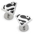 DC Superman Black Onyx Stainless Steel Cufflinks by Cufflinks.com