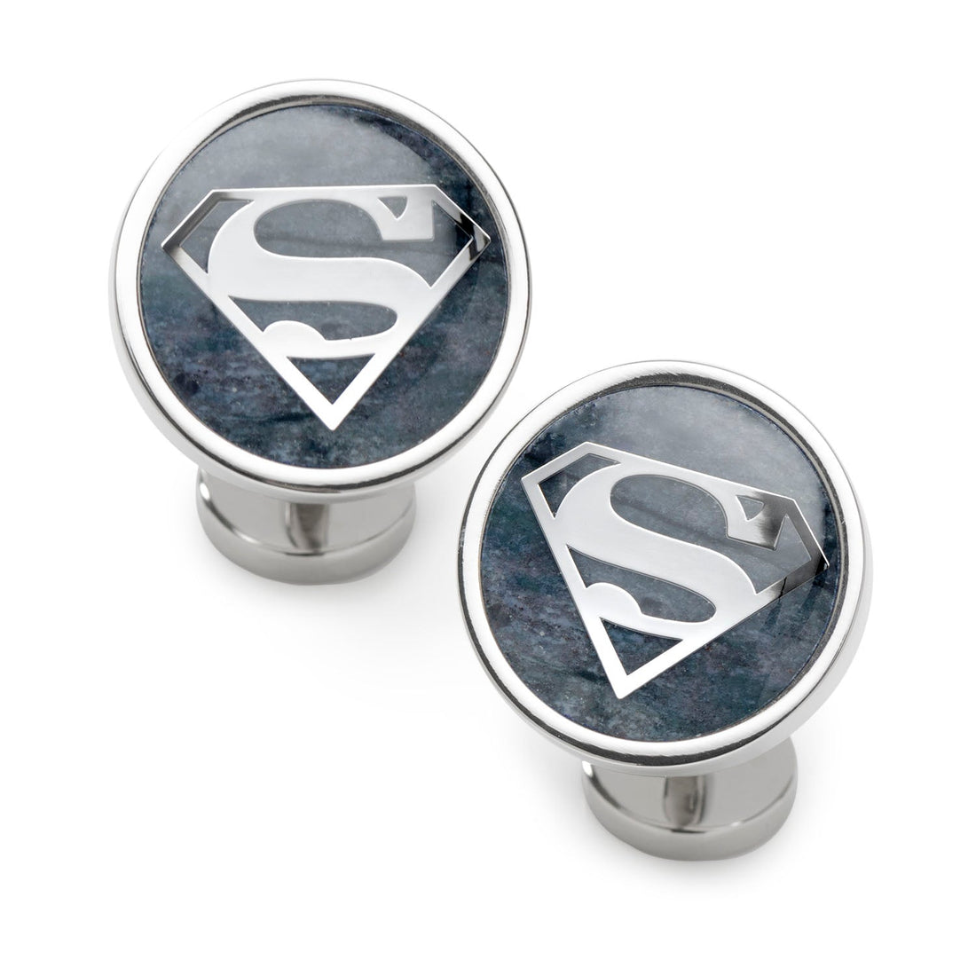 DC Superman Navy Gemstone Cufflinks by Cufflinks.com