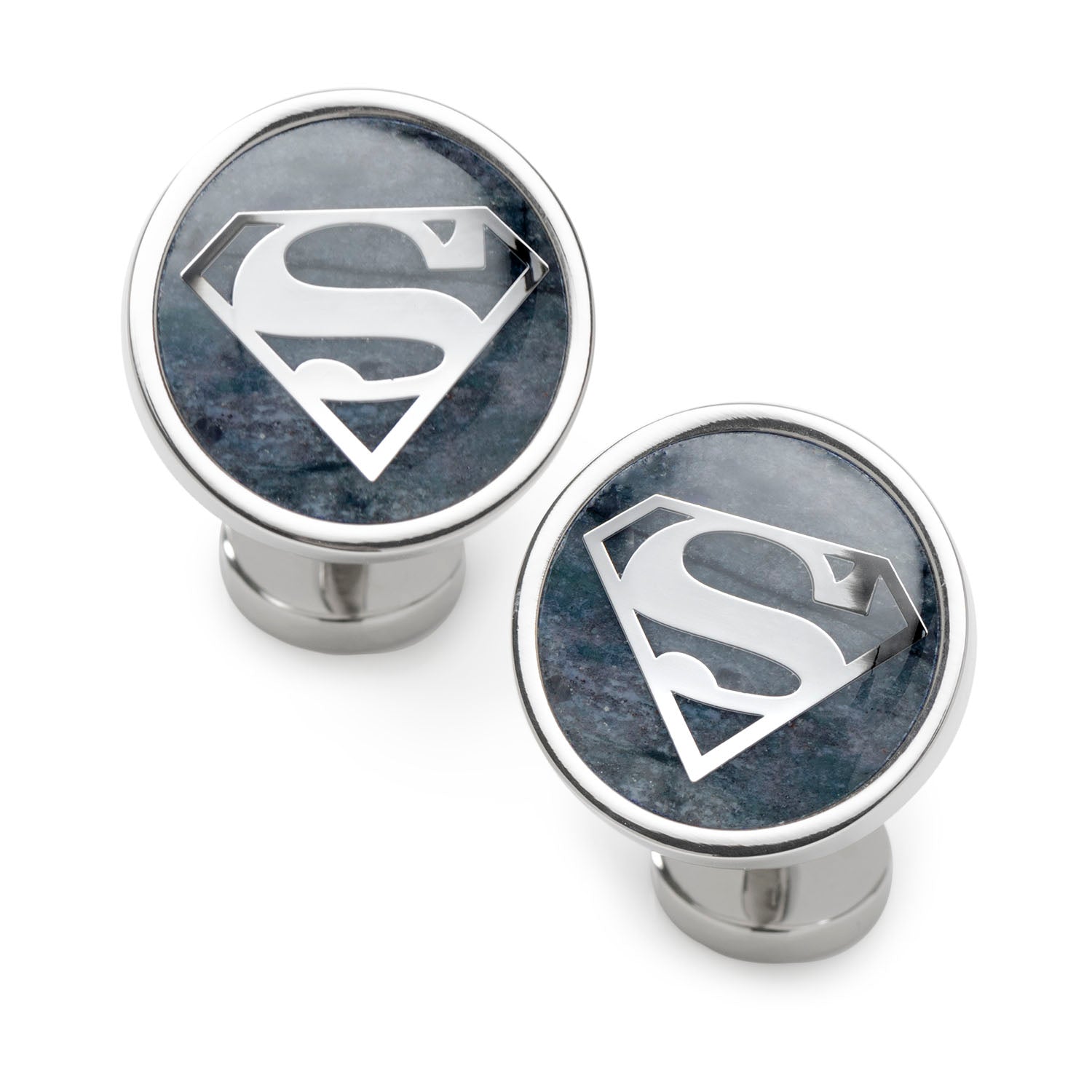 DC Superman Navy Gemstone Cufflinks by Cufflinks.com