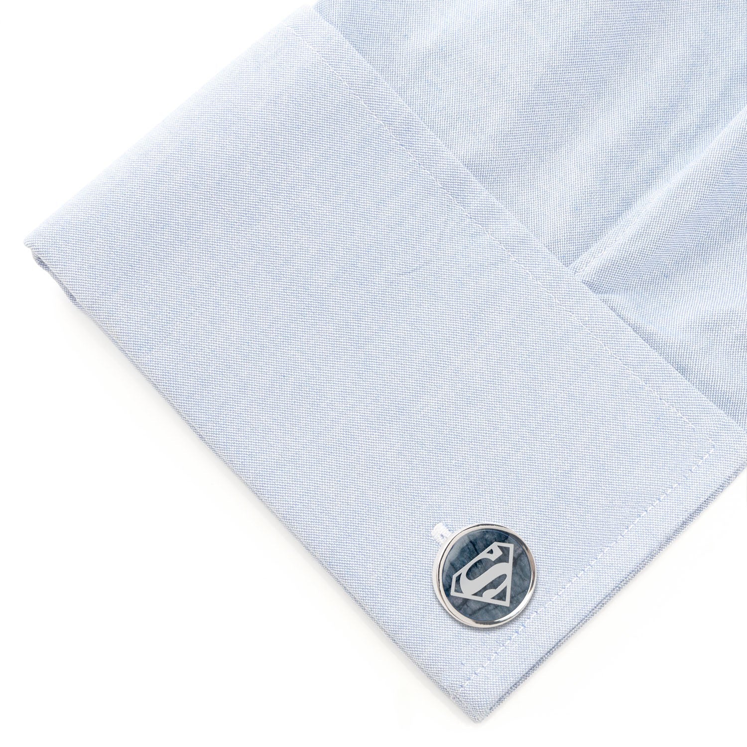 DC Superman Navy Gemstone Cufflinks by Cufflinks.com