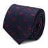 DC Superman Shield Navy and Red Dot Tie by Cufflinks.com