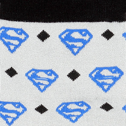 DC Superman Diamond Gray Socks by Cufflinks.com