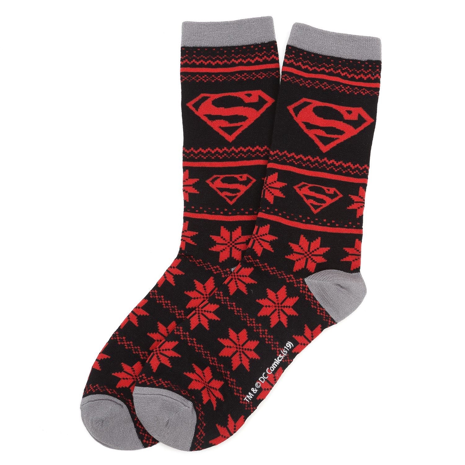 DC Superman Fair Isle Socks by Cufflinks.com