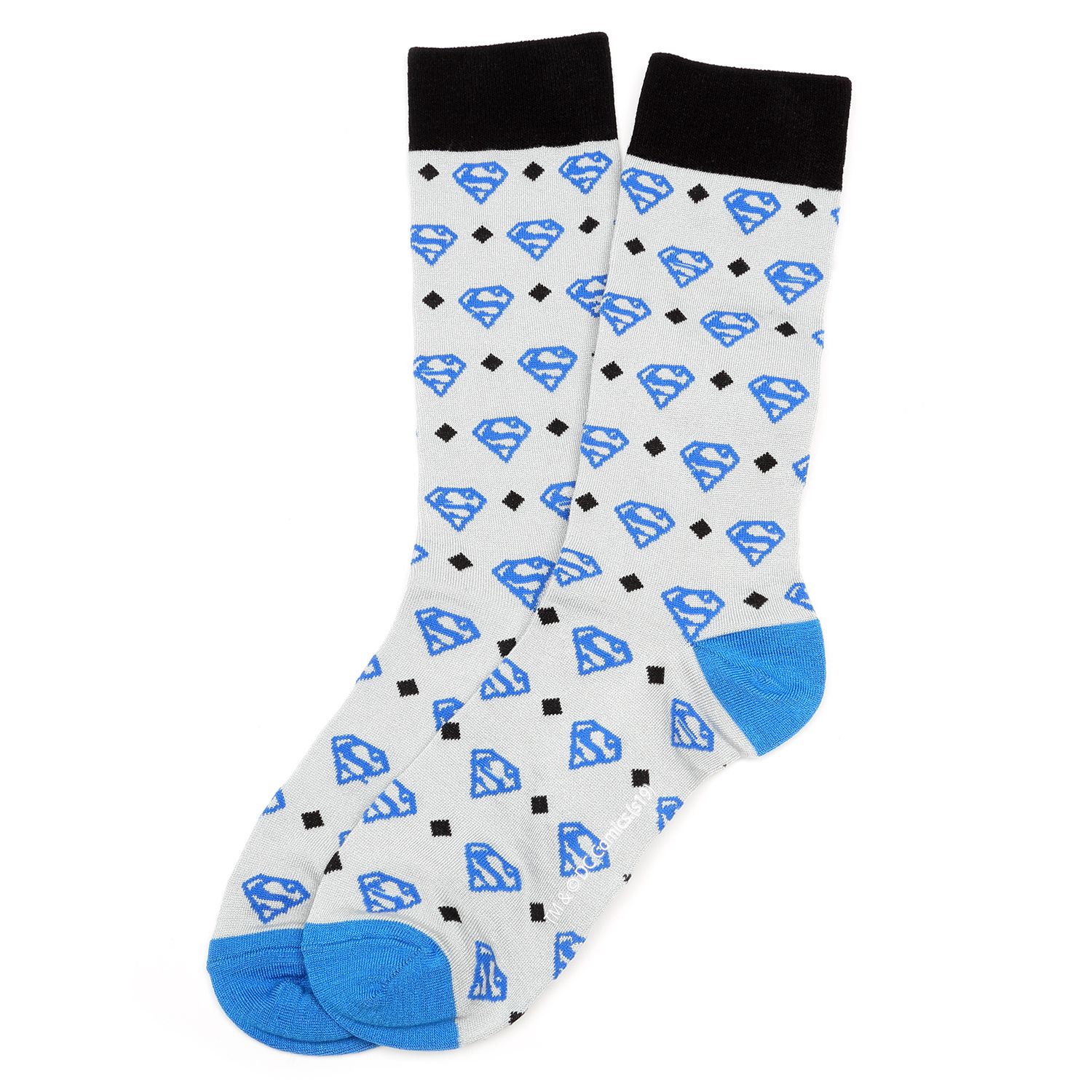 DC Superman 3 Pair Sock Gift Set by Cufflinks.com