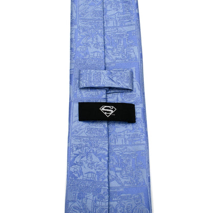 DC Superman Comic Blue Mens Tie  DestGlow
