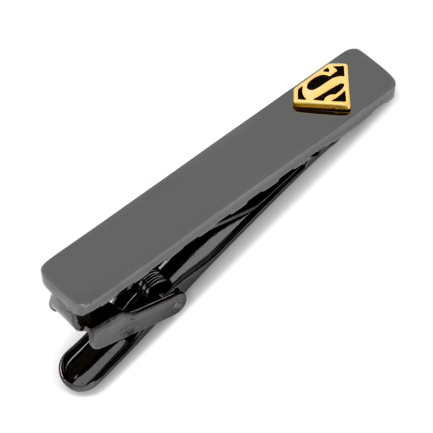DC Superman Black and Gold Tie Clip by Cufflinks.com