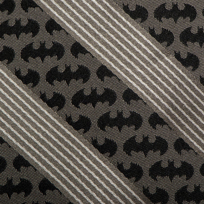 DC Batman Black Pinstripe Tie by Cufflinks.com