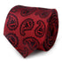 DC Batman Red Paisley Tie by Cufflinks.com