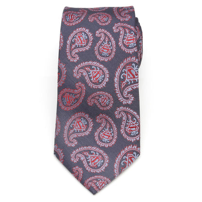 DC Superman Red and Blue Paisley Tie by Cufflinks.com