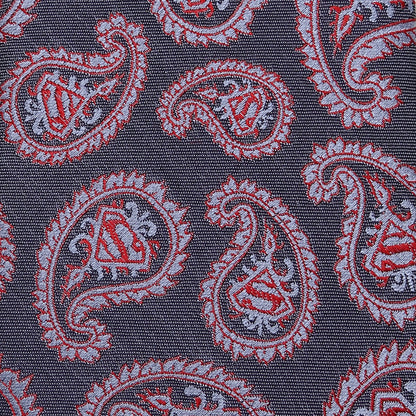 DC Superman Red and Blue Paisley Tie by Cufflinks.com