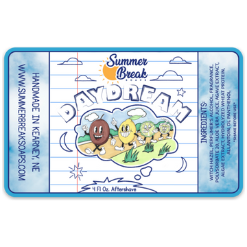 Summer Break Soaps Daydream Aftershave 4oz by Pasteur Pharmacy