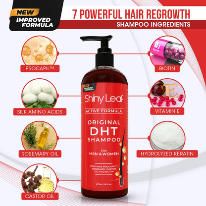 DHT Blocker Shampoo &amp; Conditioner Bundle by Shiny Leaf