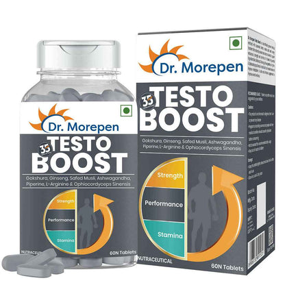 Dr. Morepen Testo Boost For Men | Increases Energy Stamina &amp; Muscle Growth