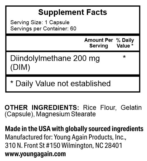 DIM - Balance Estrogen Metabolism by Young Again