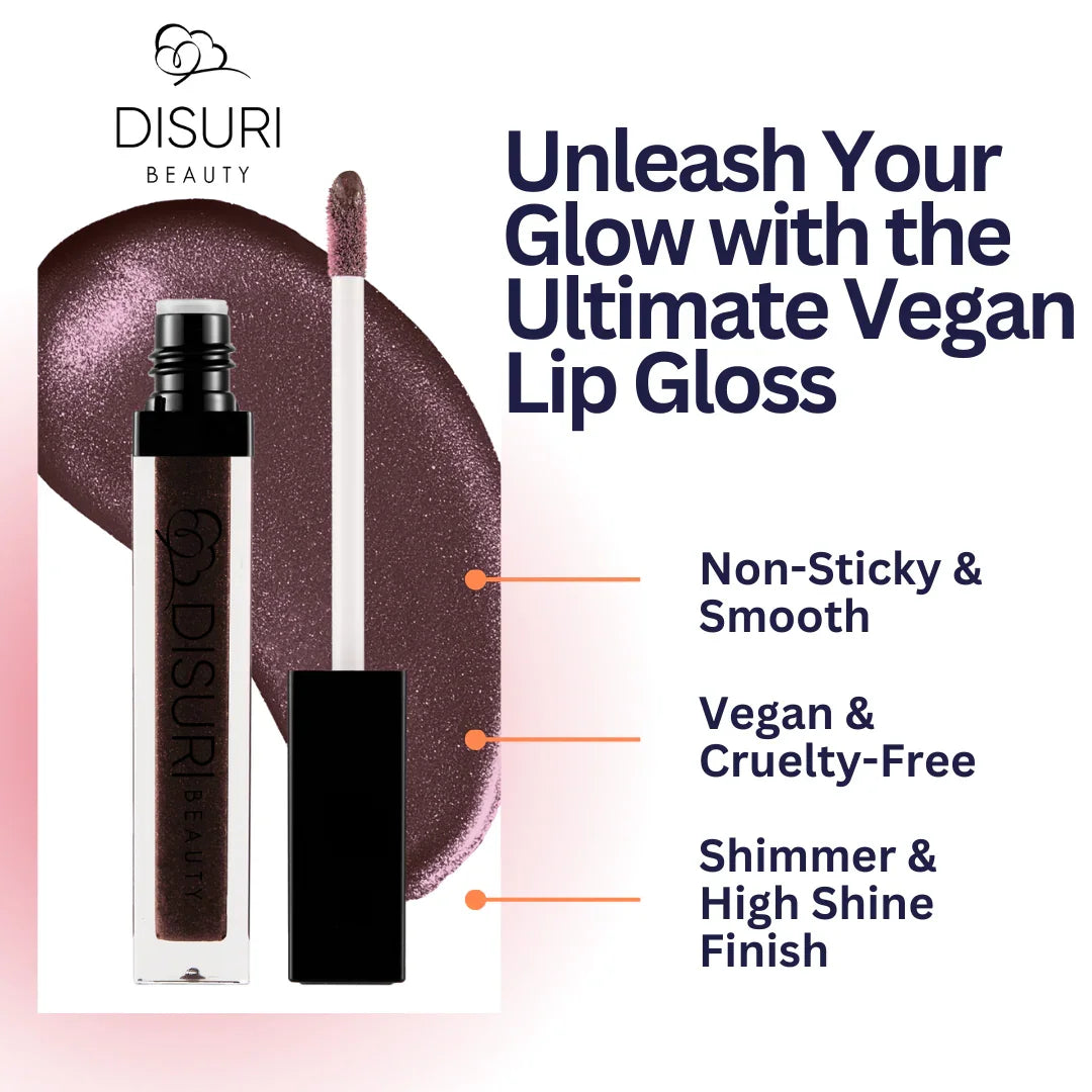 DISURI Beauty Shimmer Blast Lip Gloss - Boss Babe (S18)  DestGlow