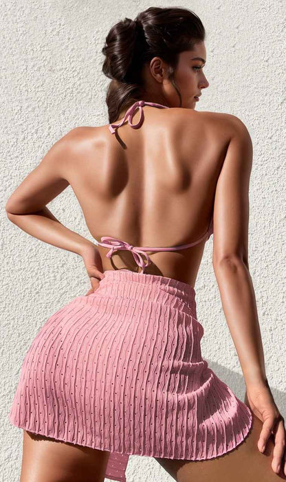 Crepe Bikini and Cover Up