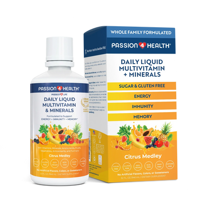 Daily Liquid Multivitamin + Minerals by Passion 4 Health