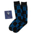 Disney Donald Duck Black Dress Socks & Blue Mickey Mouse Lapel Pin Gift Set by Cufflinks.com
