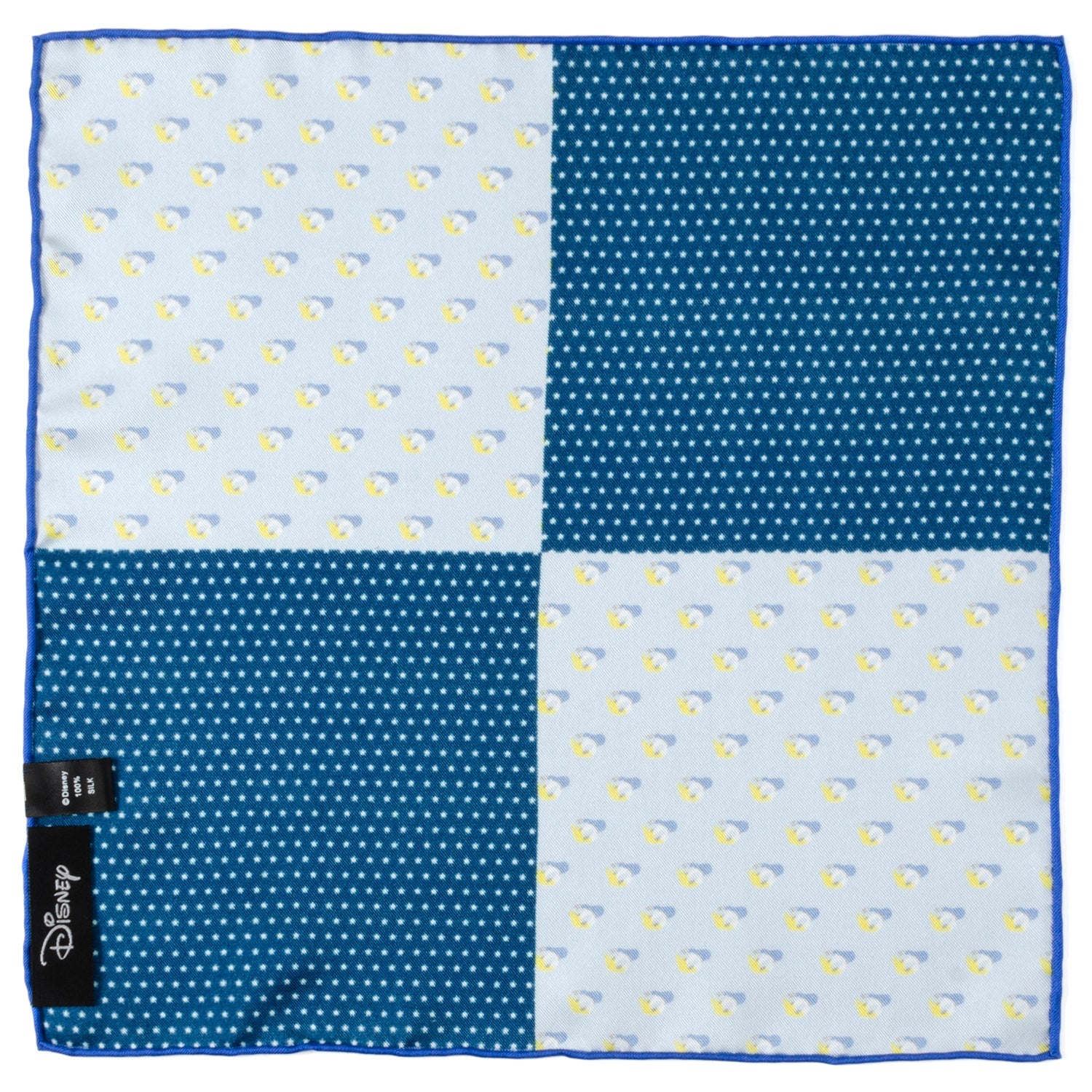 Disney Donald Duck Blue Pocket Square by Cufflinks.com
