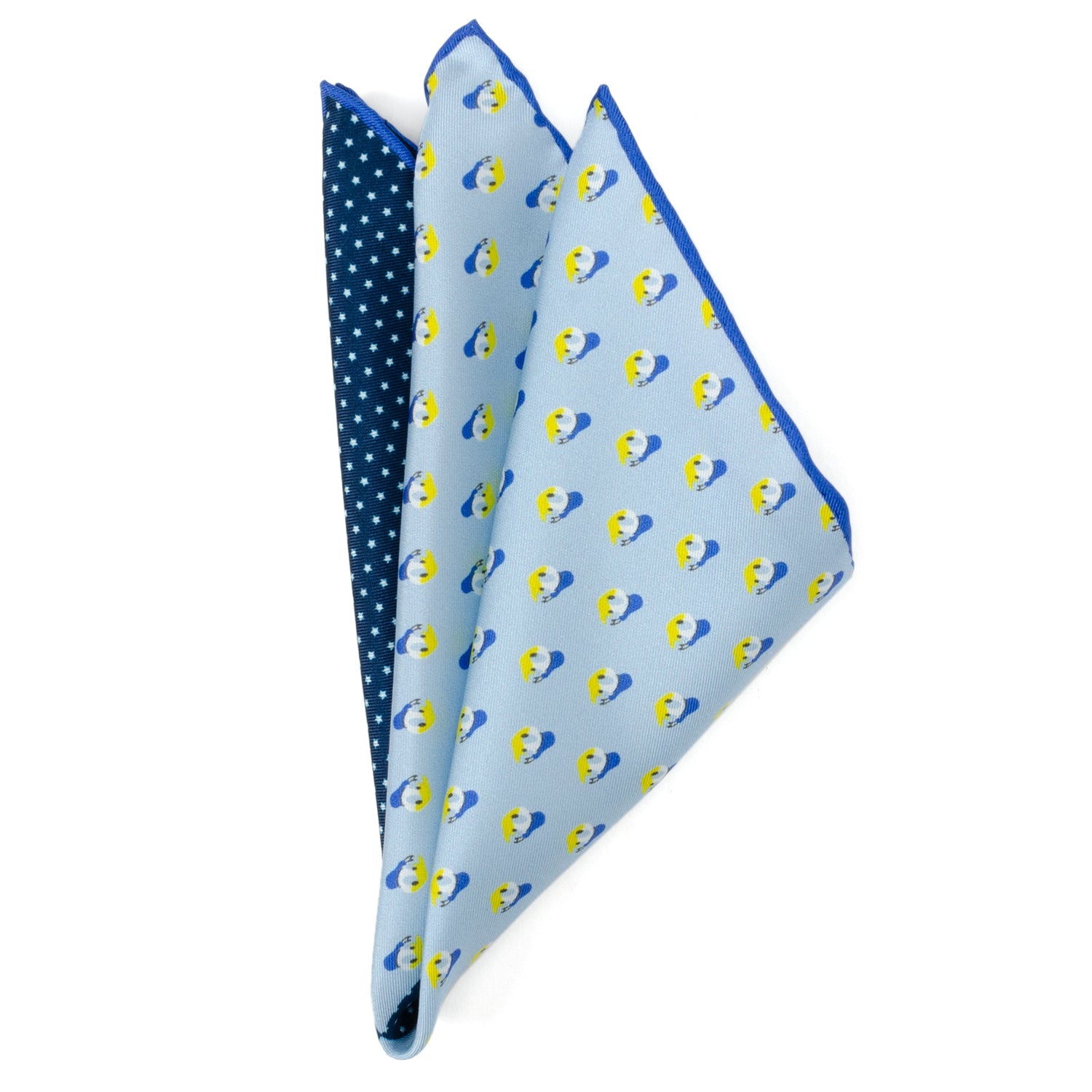 Disney Donald Duck Blue Pocket Square by Cufflinks.com