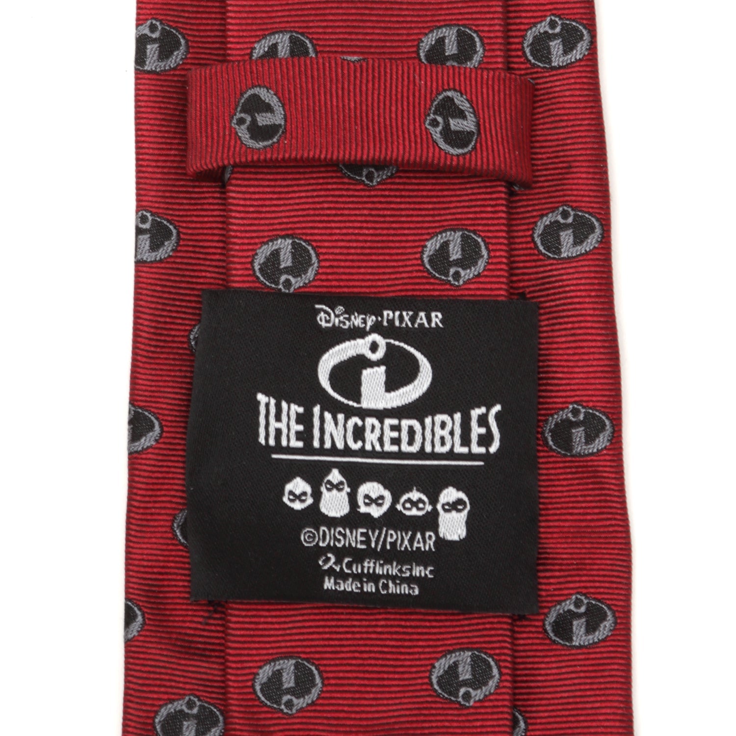 Disney Pixar The Incredibles Logo Red Men&