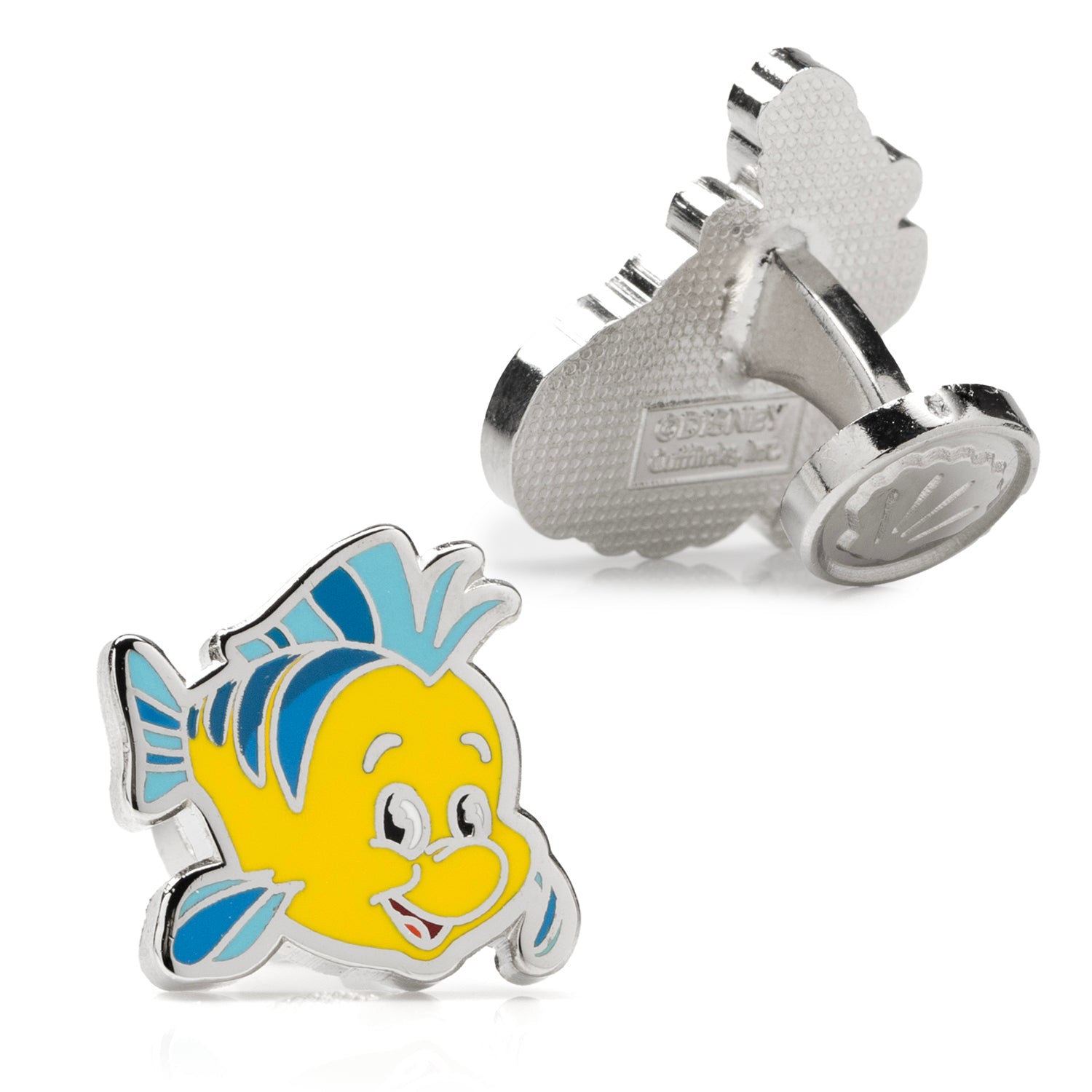 Disney The Little Mermaid Flounder &amp; Sebastian Cufflinks by Cufflinks.com