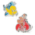 Disney The Little Mermaid Flounder & Sebastian Cufflinks by Cufflinks.com