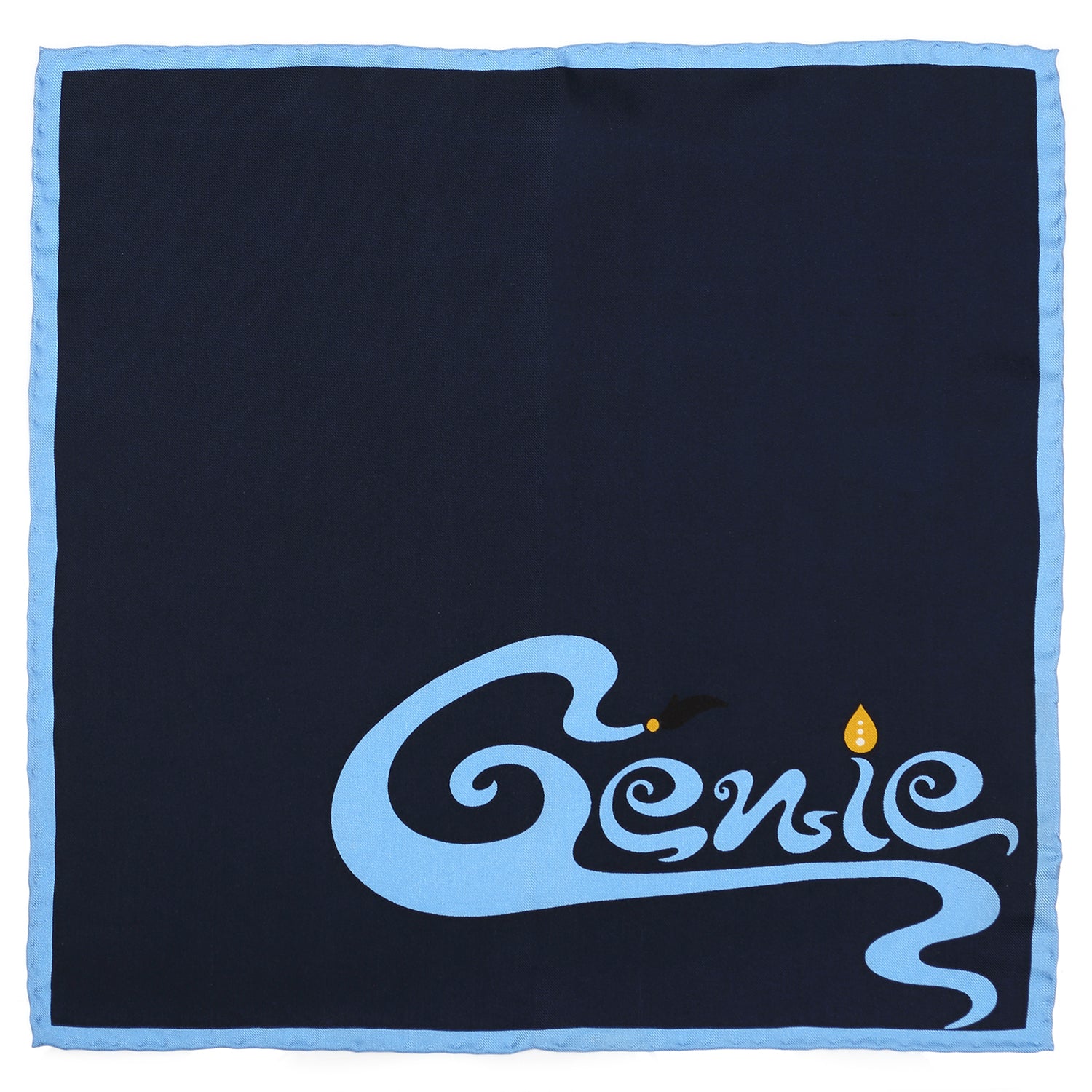 Disney Aladdin Genie Writing Pattern Pocket Square by Cufflinks.com