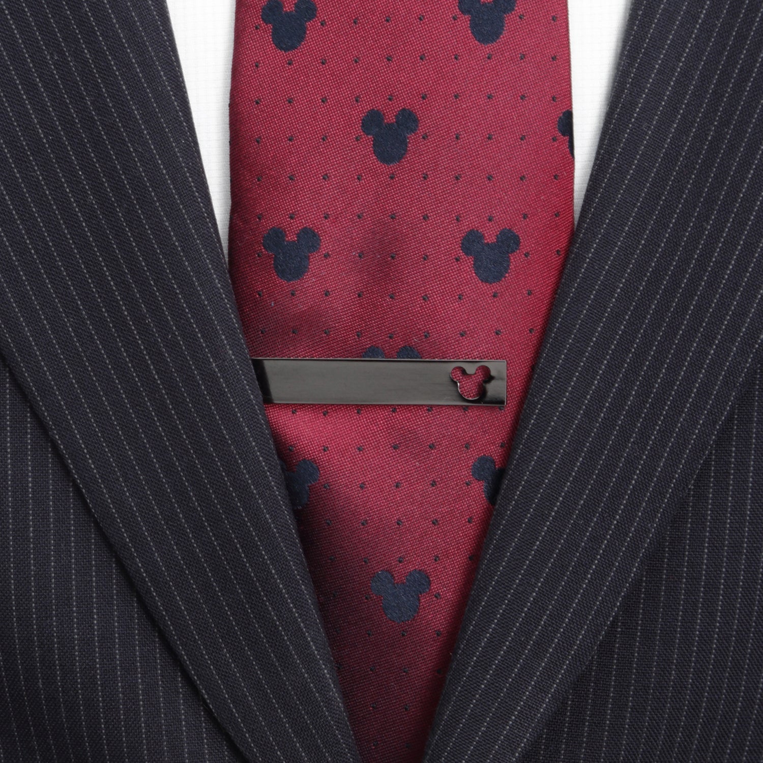 Disney Mickey Mouse Cutout Black Tie Bar by Cufflinks.com