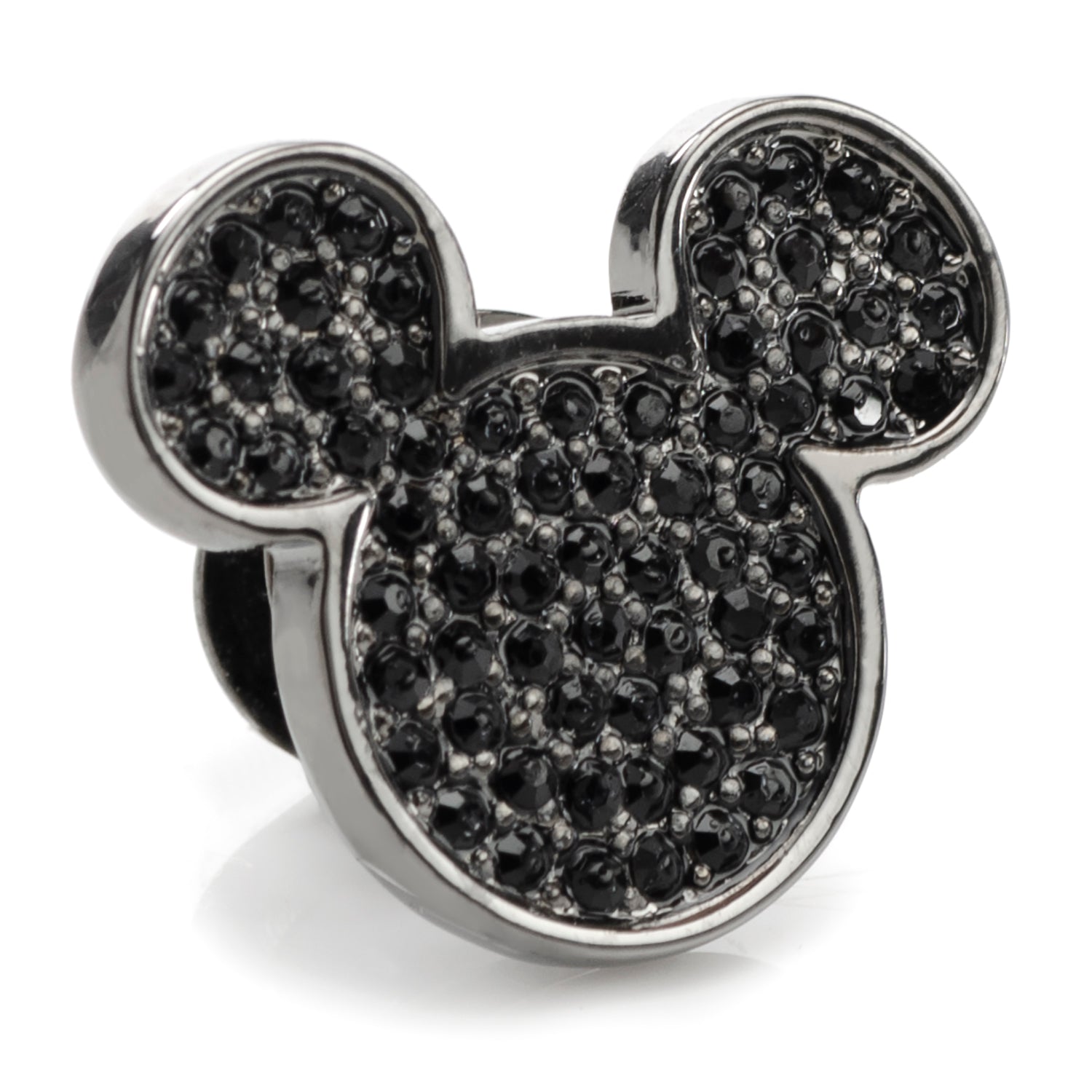 Disney Mickey Mouse Black Pave Crystal Lapel Pin by Cufflinks.com