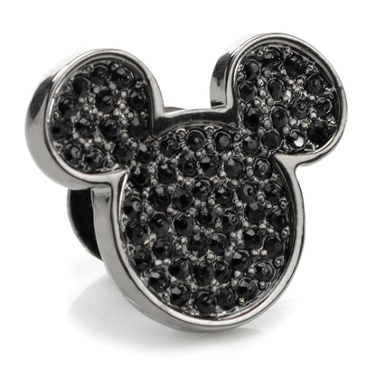 Disney Mickey Mouse Black Pave Crystal Lapel Pin by Cufflinks.com