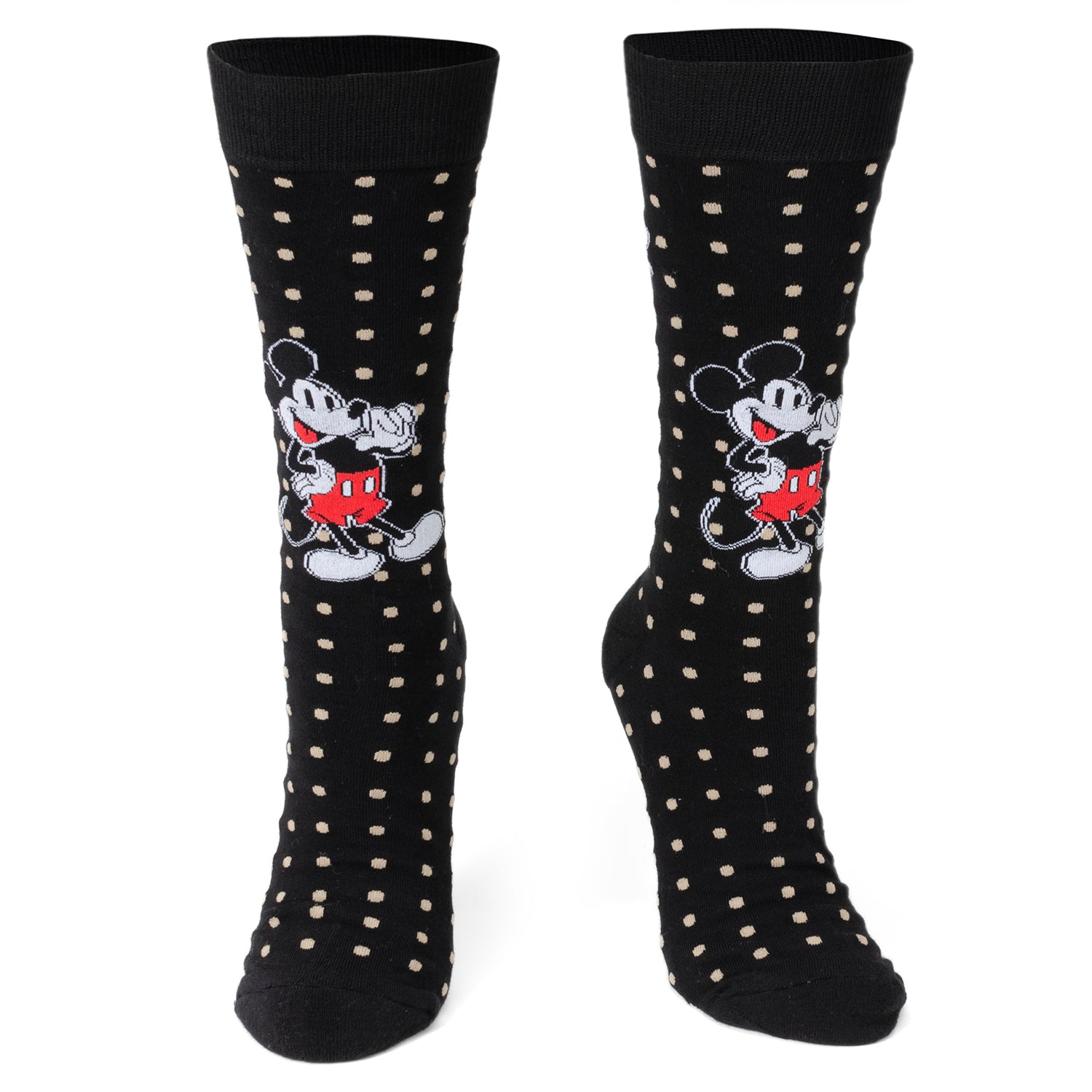 Disney Mickey Mouse Dot Socks and Blue Lapel Pin Gift Set by Cufflinks.com