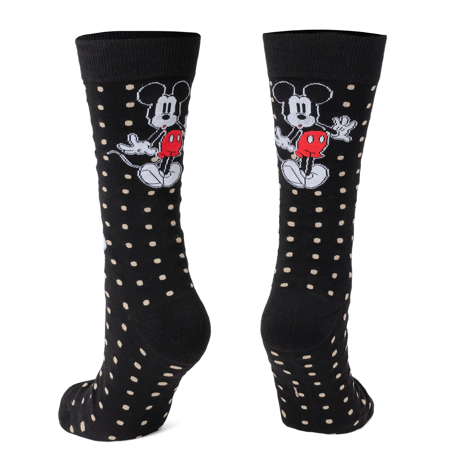 Disney Mickey Mouse Dot Socks and Blue Lapel Pin Gift Set